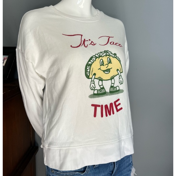 F21 x Taco Bell : Taco Time sweatshirt - Picture 6 of 12